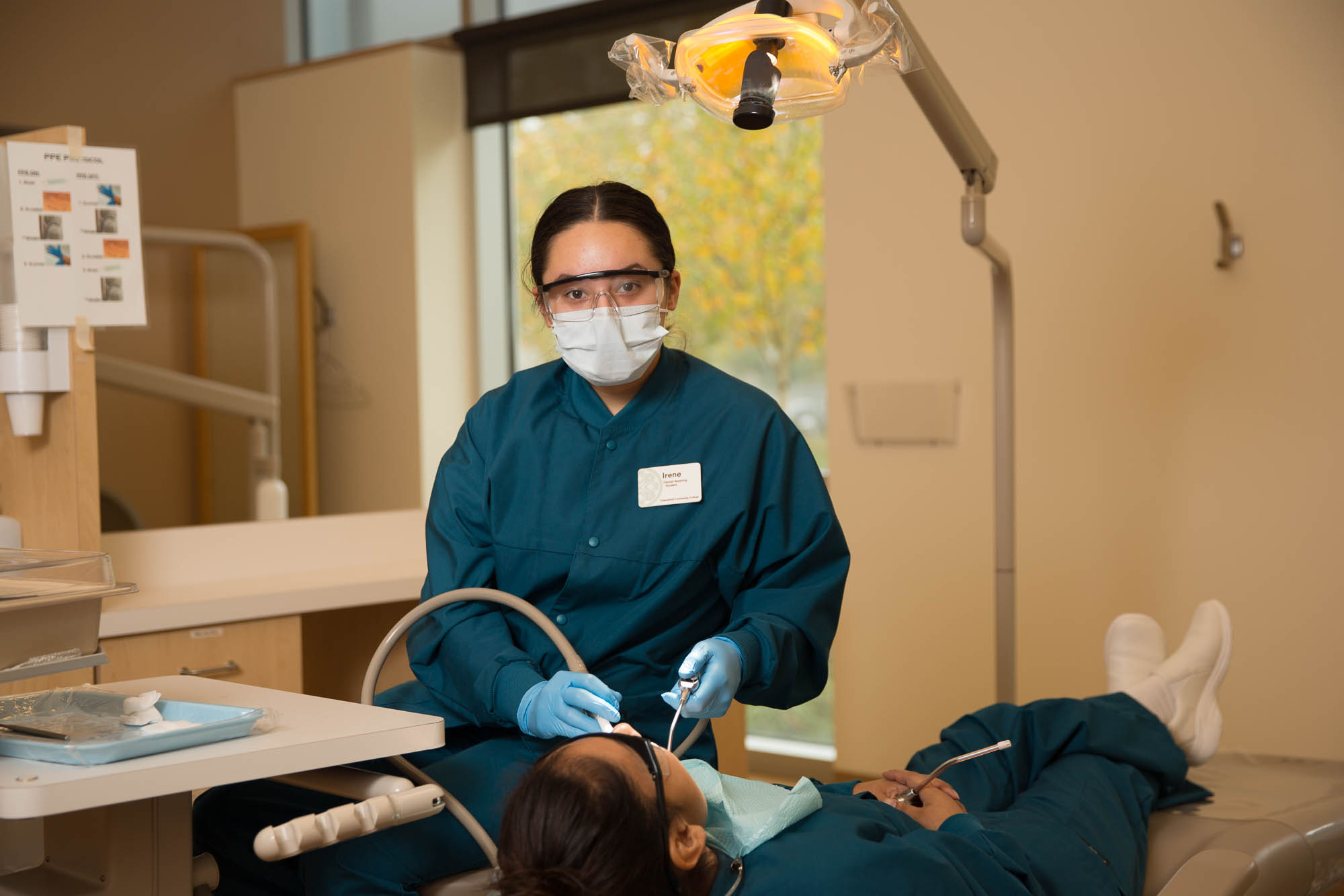 Dental Assistant in a dental office